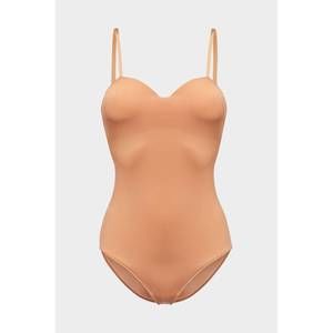 NEW SANTA BRANDS women's solid bodysuit in blush